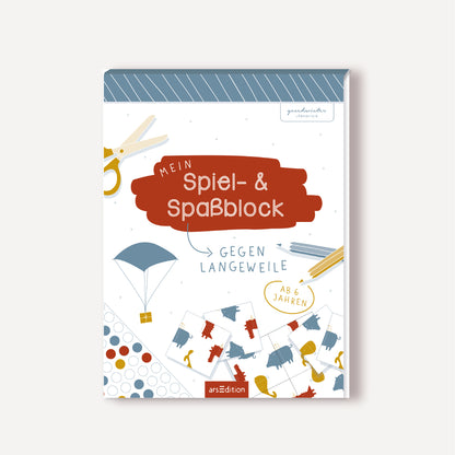 Spiel- &amp; Spaßblock gegen Langeweile