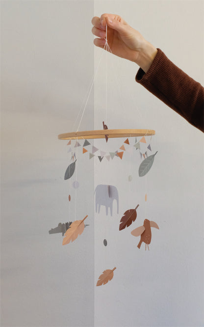 Tierisches Mobile Bastelset
